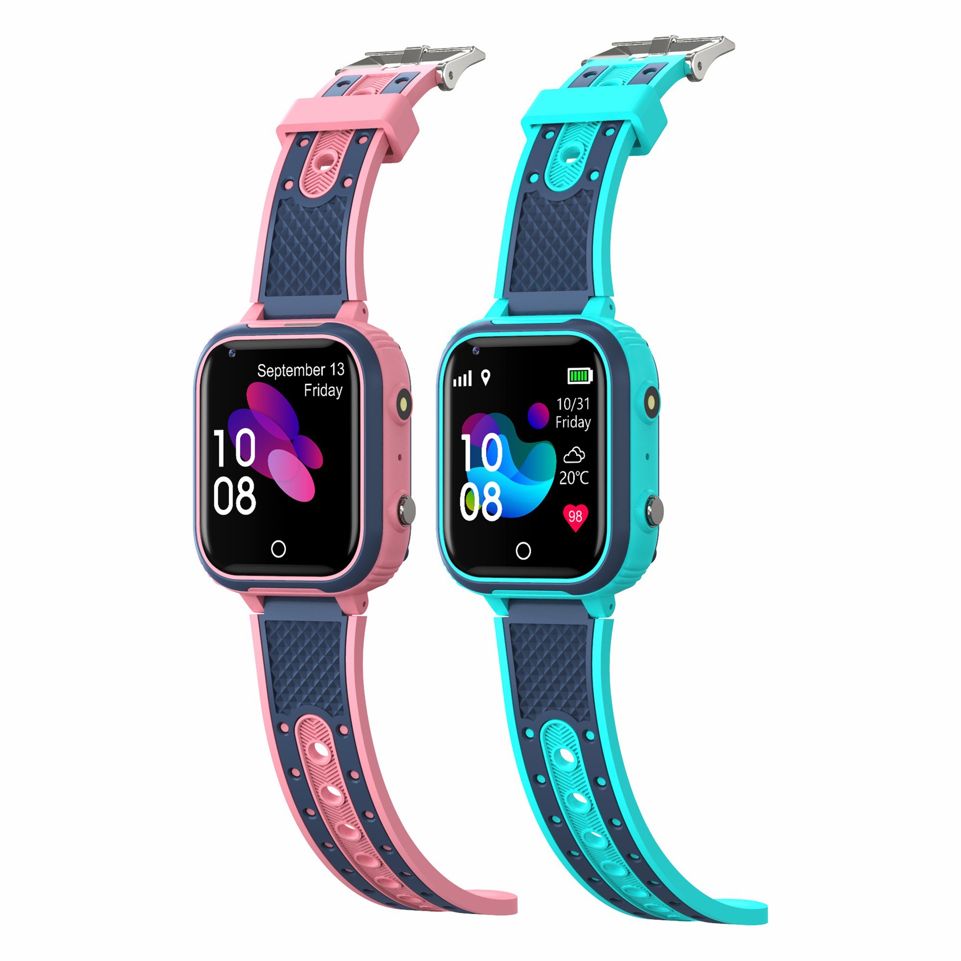 Kids Smartwatch Gps - Montre connectée pour enfants, moniteur de