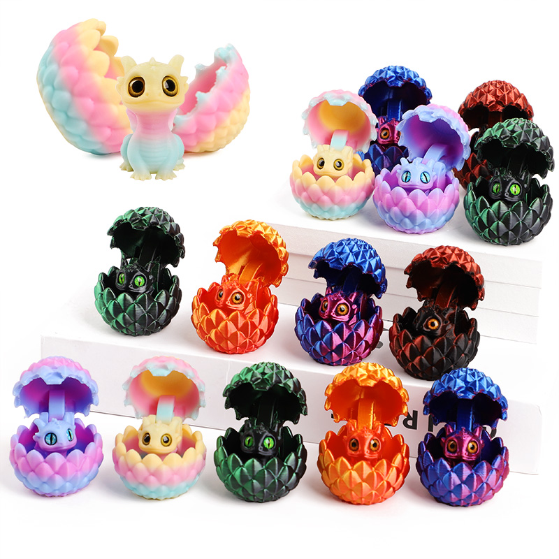 Kids Toys Easter - Oeufs de Dragon imprimés en 3D
