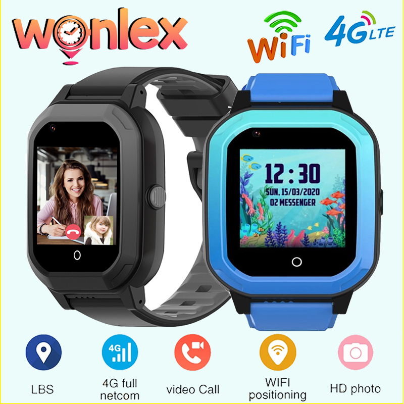Kids Smartwatch Gps - Wonlex 4G montre intelligente enfants appel