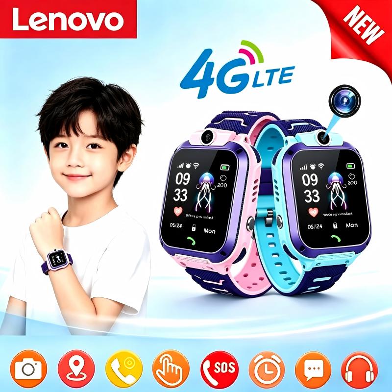 Kids Smartwatch Gps - Montre connectée étanche Lenovo pour enfants,