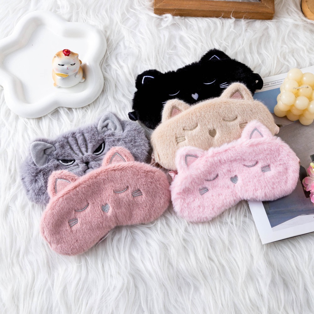 Soft Plush Doll - Masque de sommeil en peluche mignon
