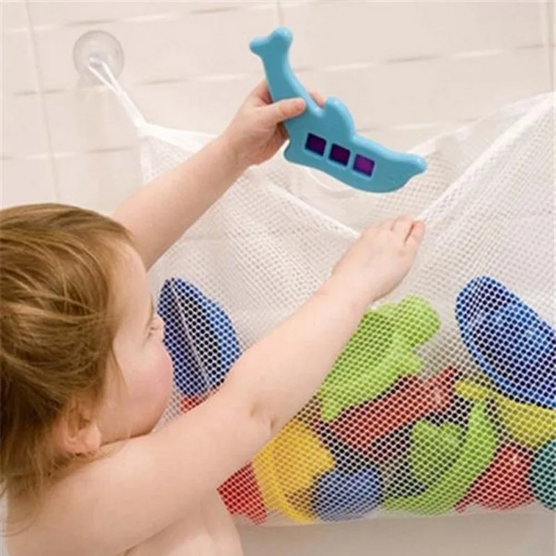 Kids Toys Basket - Sac de bain en maille pour