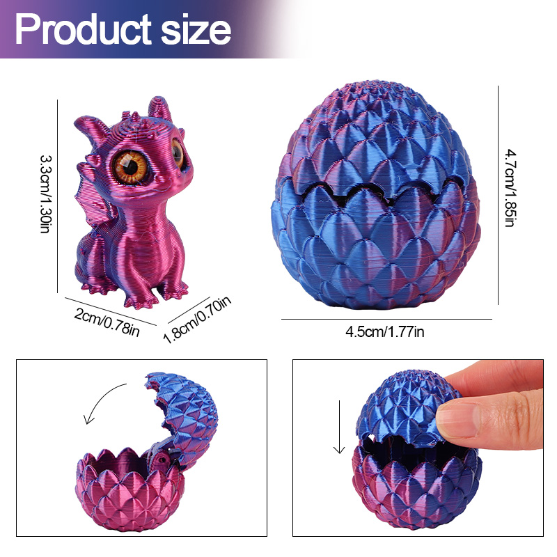 Oeufs de Dragon imprimés en 3D - Kids Toys Easter avis et prix