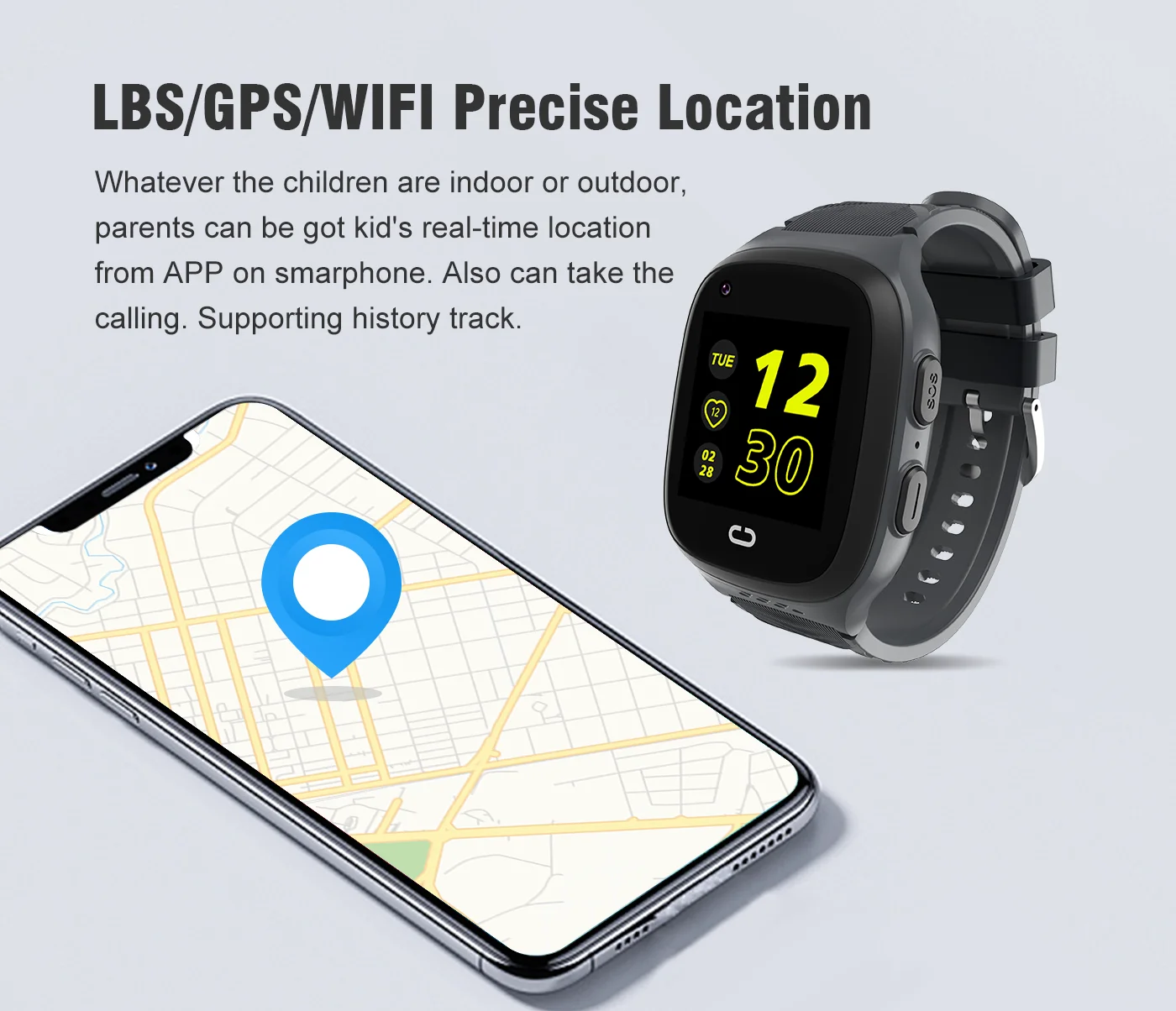4G enfants Smartwatch SOS étan - Kids Smartwatch Gps avis et prix
