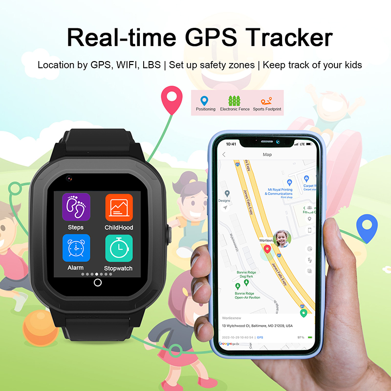 Wonlex 4G montre intelligente  - Kids Smartwatch Gps avis et prix