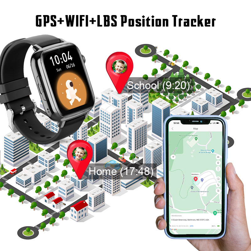Wonlex KT34 montre intelligent - Kids Smartwatch Gps avis et prix
