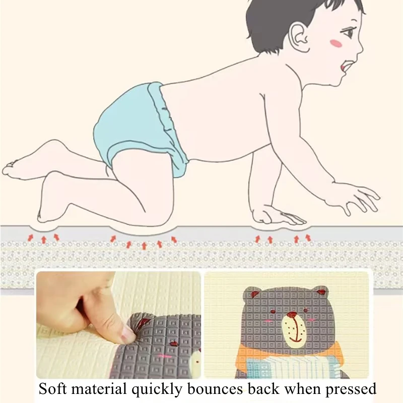 Tapis de jeu pour bébé épais 1 - Kids Toys Bd avis et prix