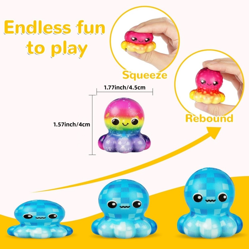 6/12 Pièces Jouets Poulpe Squi - Kids Toys Basket avis et prix